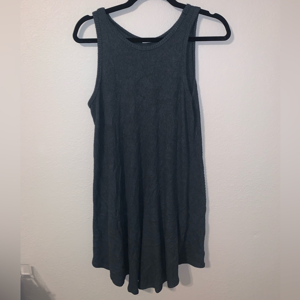 Ribbed shift dress